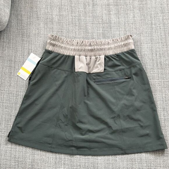 Zella Excursion Active Mini Skirt Dark Green Grey Size XS‎ - Picture 7 of 8